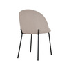 Krzesło tapicerowane LOFT BLACK