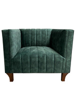 Fotel pikowany zielony PENSACOLA